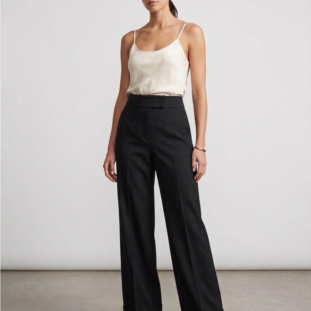 New with tags Talbots Black Wide-Leg Trousers